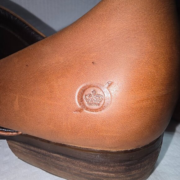 BORN MULE HENSLEY CLOG LEATHER WOMENS SIZE 9.5 WESTERN BOOTIE SHOE GUC - Picture 5 of 9